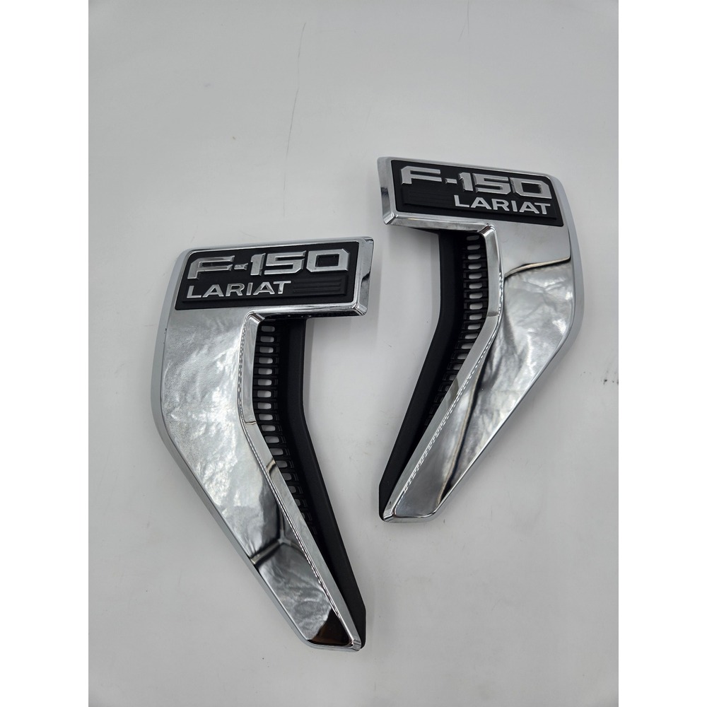 21–23 Ford F-150 XLT Fender Emblems Set Left & Right OEM 1044-FZGXA T1041-FGZA